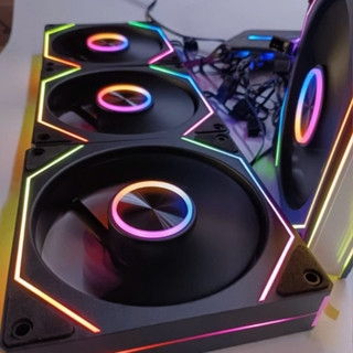 ⚡️HÀNG SẴN⚡️ Quạt case PRISM 8 PRO 12cm ARGB đồng bộ main – màu Đen/Trắng