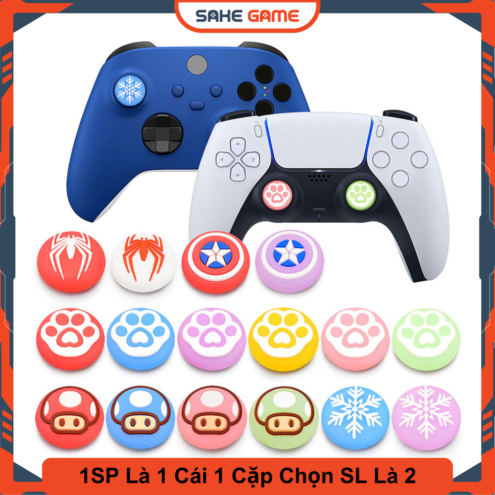 Núm Bọc Analog Tay Cầm PS4 PS5 Xbox Switch Pro Controller Phát Quang Ban Đêm Xbox Bọc Analog Tay Cầm