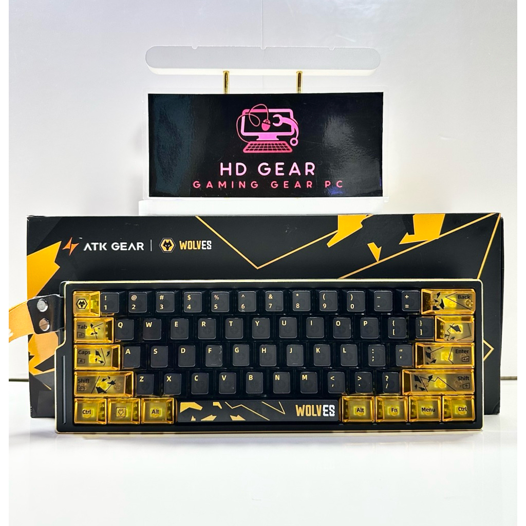 Bàn phím Gaming ATK Edge 60HE/ 63HE Wolves (8000Hz, Rapid Trigger), công nghệ nam châm (Hall Effect)