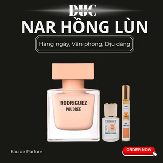 Nước hoa nữ Nar Phấn Lùn Poudree EDP. mùi hương ngọt phấn, bánh bèo, tiểu thư