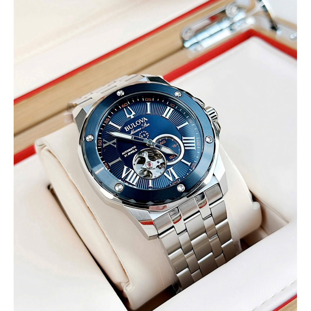 Bulova #98A302 Marine Star Automatic Dial Men’s Watch