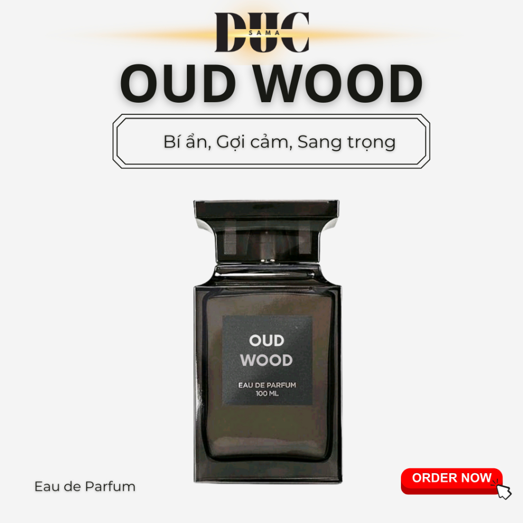 Nước hoa nam TF Oud Wood. Hương gỗ phương đông.