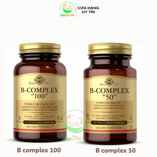 Viên solgar b complex 50 và b complex 100.