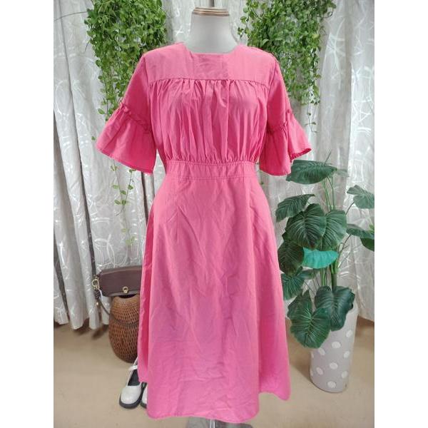 LIOS thanh lý - Đầm tay bèo xếp li ngực bymo - SIZE M