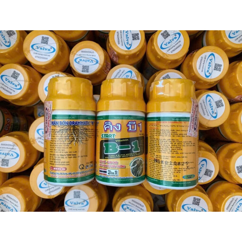 b1 thái lọ 100ml bón lá kích rễ cực mạnh cho hoa lan cây cảnh ( b1 thái vàng)