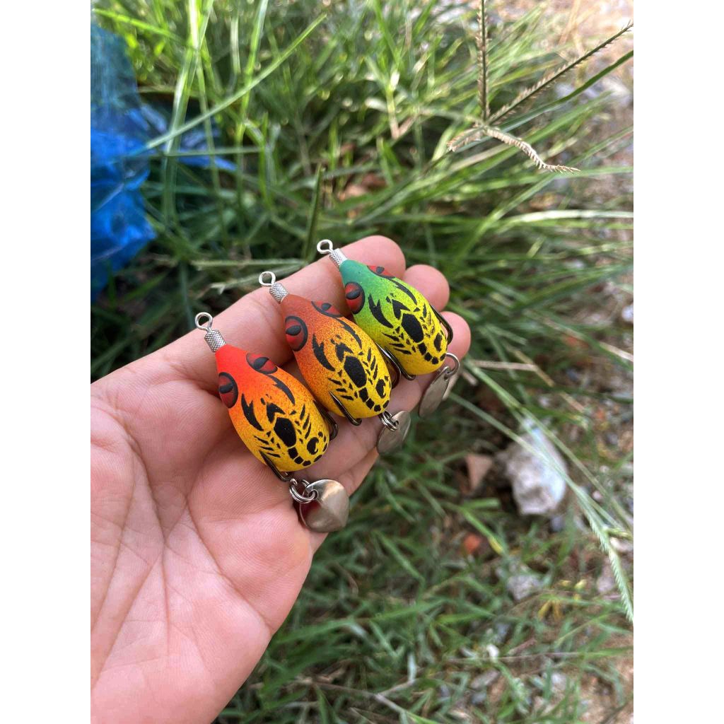 Nhái hơi F35 lưỡi độ chì đúc chìm 10g