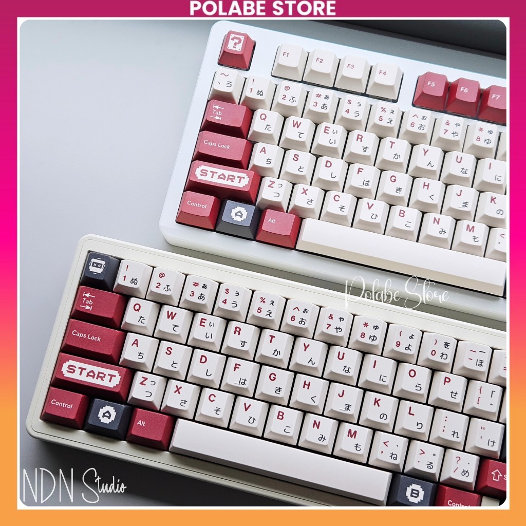 Keycap Classic FC Keycap NDN Studio cherry profile Keycap Mario Game bàn phím cơ Mitoby Factory