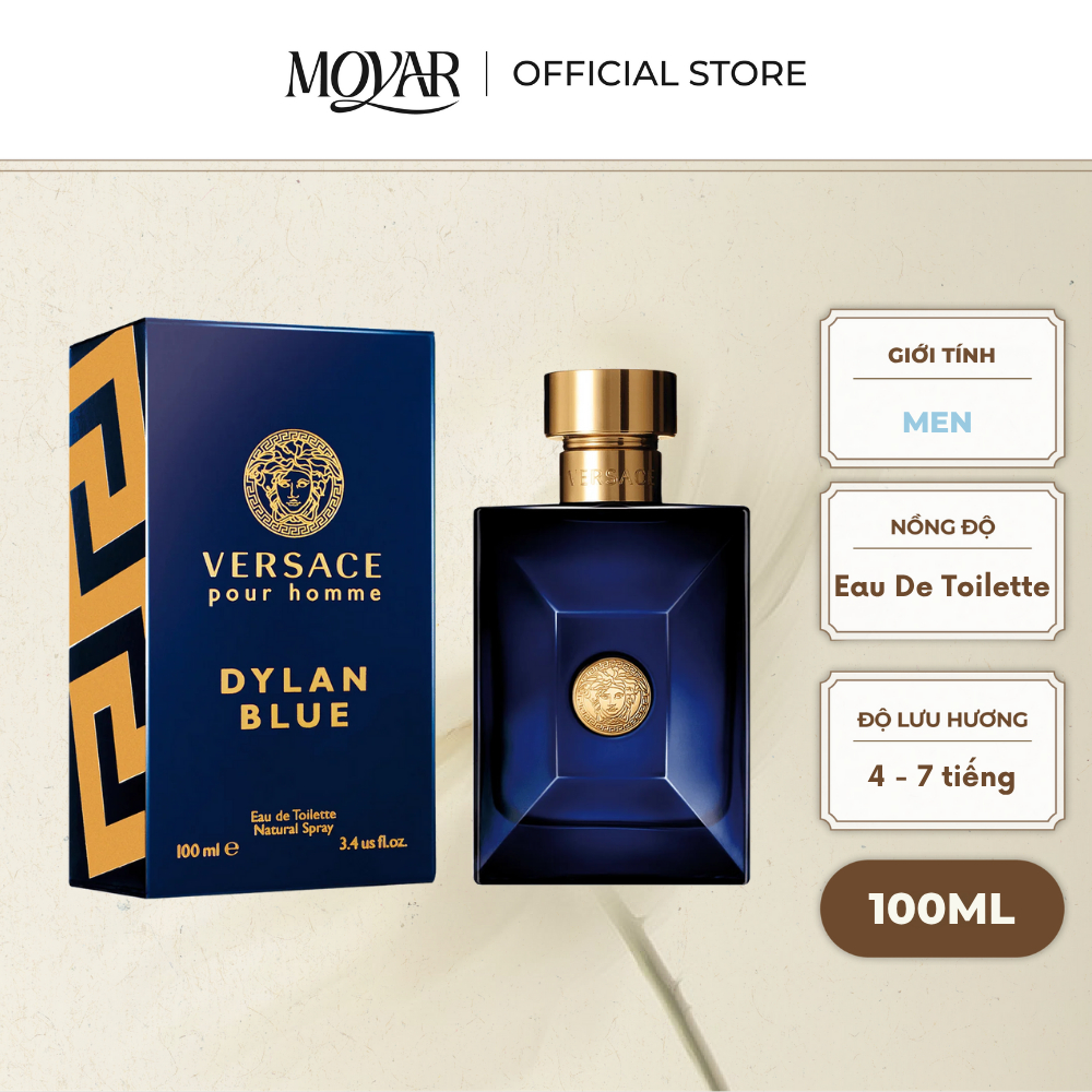 Nước Hoa Fullsize Versace Dylan Blue Pour Homme EDT | Nước Hoa Nam | Moyar Perfume
