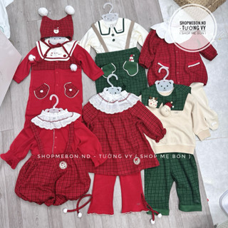  Nous noel - Body Nous váy  mũ  yếm  tất - phụ kiện  Nous noel cho bé trai bé gái 
