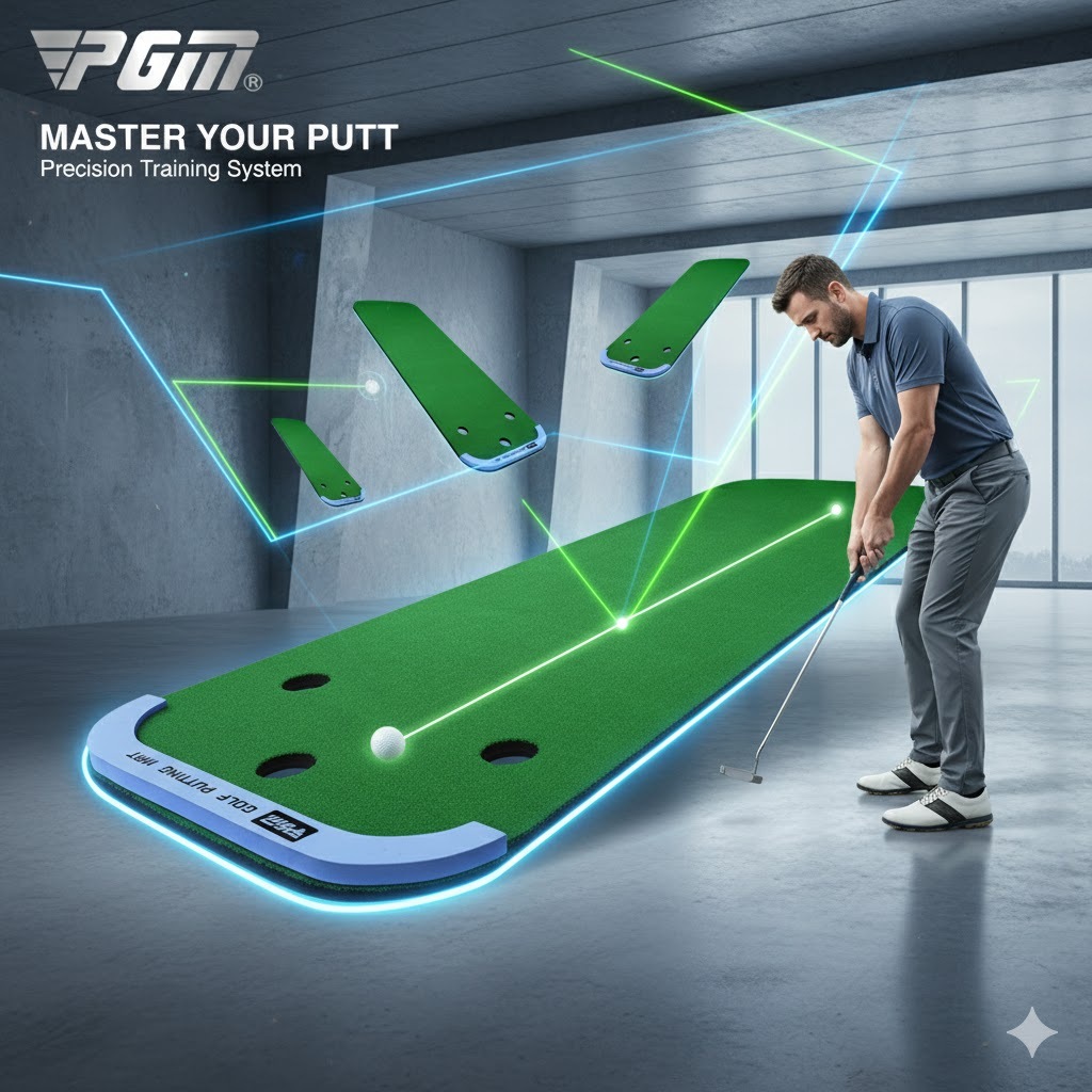 Thảm tập tại nhà bất kì thời điểm giúp cải thiện khả năng đánh bóng GOLF GL012