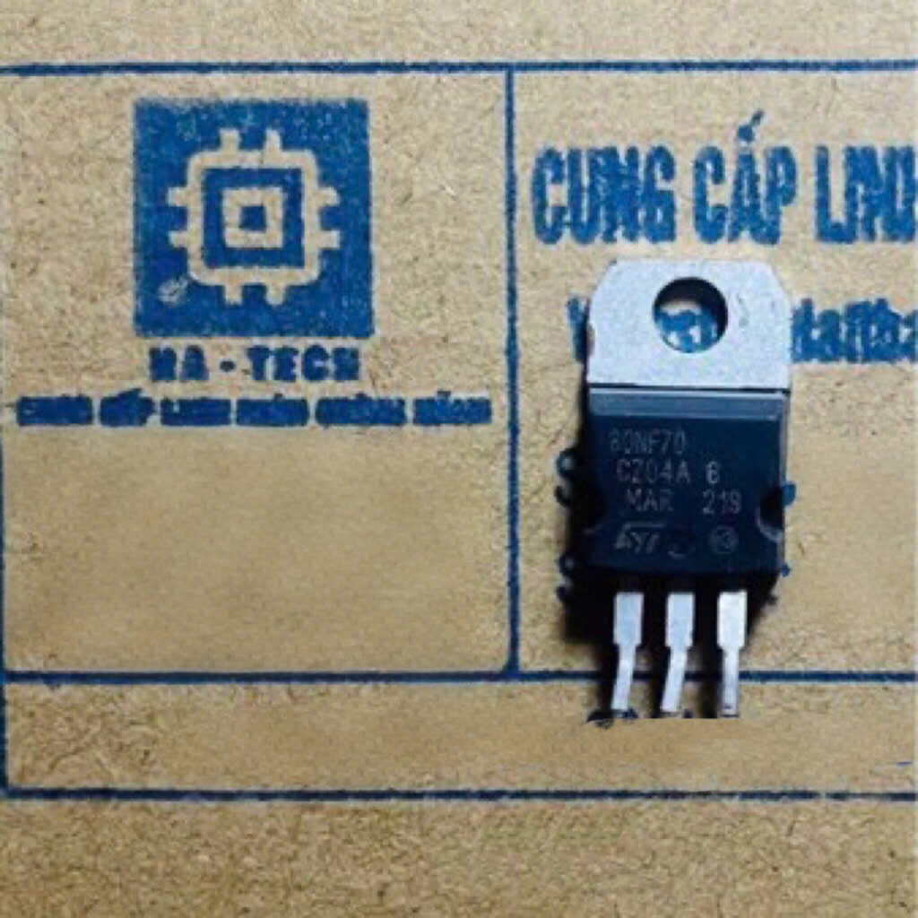 Linh Kiện Chuyên Dụng 80NF70 LƯNG ĐỒNG MOSFET N-CH 68V 98A (Tháo Máy)