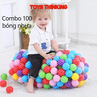  Combo 100 quả bóng nhựa mềm thương hiệu ToysThinKing Việt Nam cho bé 