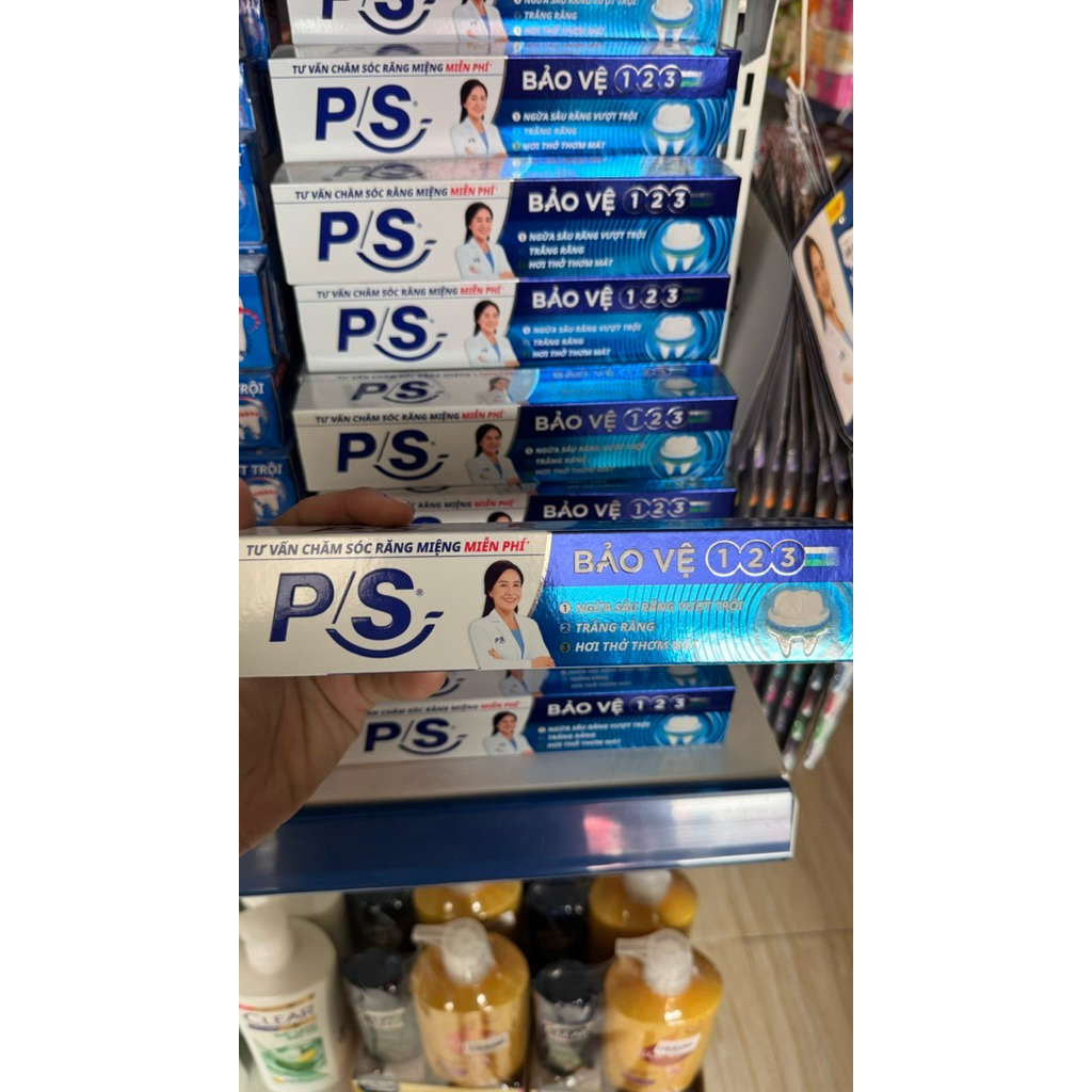 kem đánh răng ps 123 180g