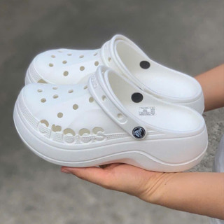  Dép Cross Đế Cao Nữ Tặng 12 Charm Dép Sục Nữ Đế Cao Quai Hậu Êm Chân Đi Học Đi Chơi 