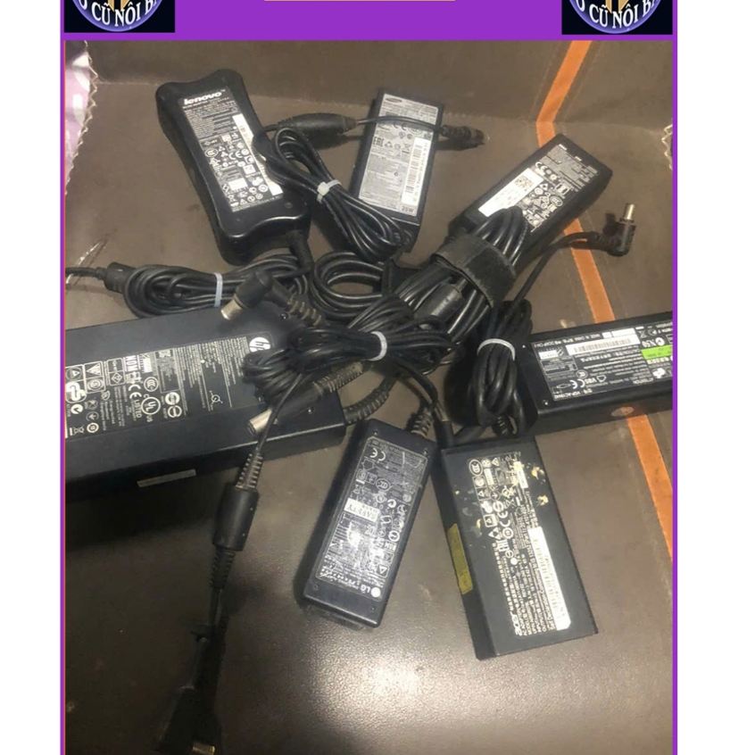 [Đồ Cũ Nội Bài] Sạc Laptop Cũ Theo Máy Lenovo, Sony, HP, LG, Dell, Acer