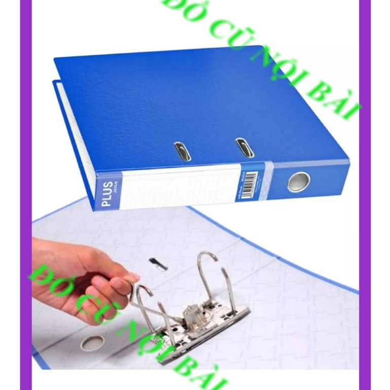 [Mới 90%] Bìa còng A4 dầy 10cm - file còng văn phòng phẩm - kẹp tài liệu A4