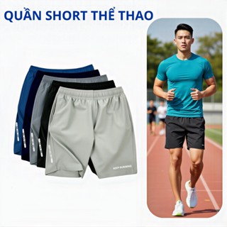Combo 3-4-5 Quần Đùi Nam Quần Keepruning  Thể Thao Nam Sports Chất Liệu Gió Siêu Mát Mềm Mịn Co Dãn Cạp Chun.