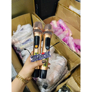  MICRO LOA KÉO KHÔNG DÂY U-T09 KÈM BO MẠCH MÍC 