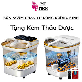 Bồn Ngâm Chân Tự Động HKMT. Chậu Ngâm Chân Massage | Có Vòi Phun Nước Có Đèn Hồng Ngoại Máy Ngâm Chân khử Mùi Hôi Chân