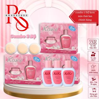 Combo 3 bộ Kone mịn Thái Lan chính hãng – Dưỡng Da, Làm Mờ Nám, Cấp Ẩm Sâu, Da Trắng Mịn Hơn