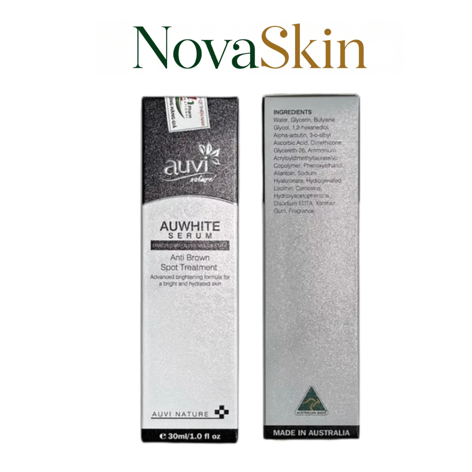 [30mL] Serum dưỡng trắng, giảm sạm da Auwhite anti brown AUVI NATURE