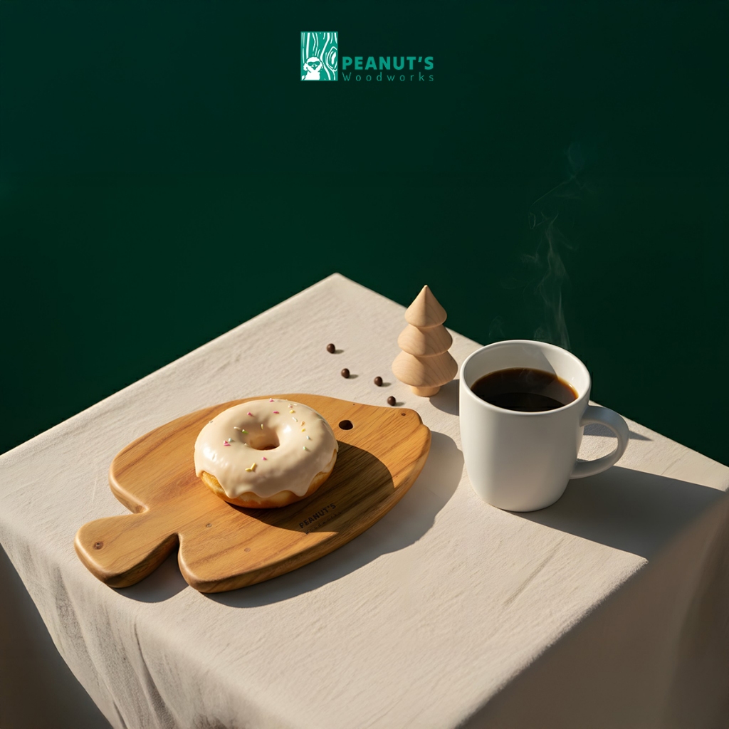 Khay gỗ hình cá - "Finny" từ Peanut’s Woodworks