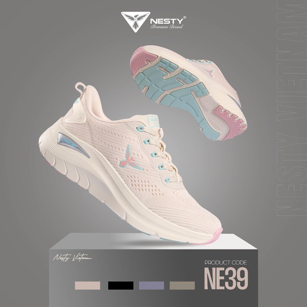Giày Thể Thao Unisex Cao Cấp Nesty Comfort Siêu Nhẹ NE39