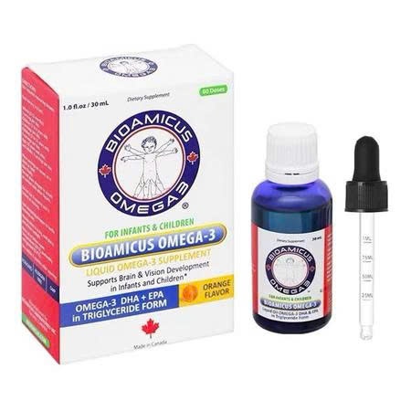 BioAmicus DHA 30mL Bổ sung DHA giúp bé thông minh - Vị ngon.