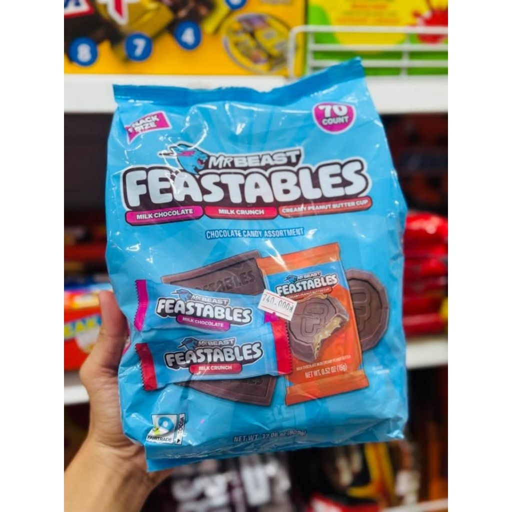 SOCOLA CỦA MỸ MR BEAST FEASTABLES CHOCOLATE CANDY