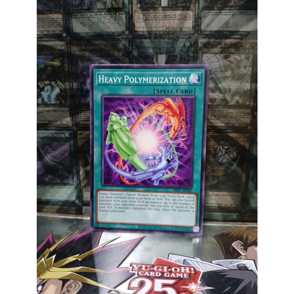 [ Đỗ Lạc 2 - Vui lòng xem mô tả ] Thẻ Bài Mint90 Yugioh AE Spell Heavy Polymerization - Common