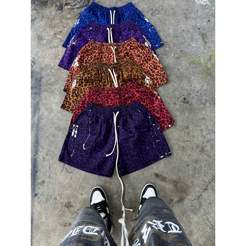 Quần short kaki da báo vẩy sơn TR7