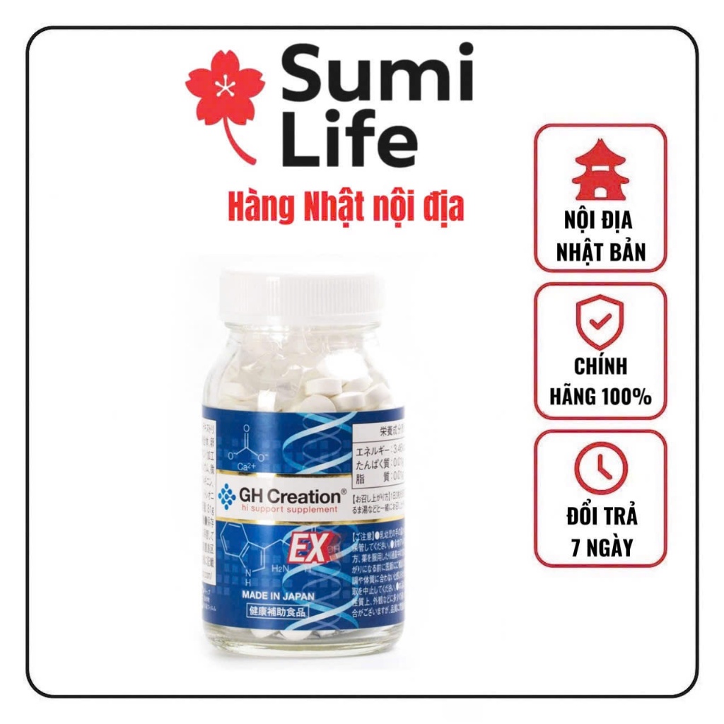 Viên Uống GH Creation EX Nhật Bản Mẫu Mới – Hàng Nội Địa Nhật – Hộp 270 Viên