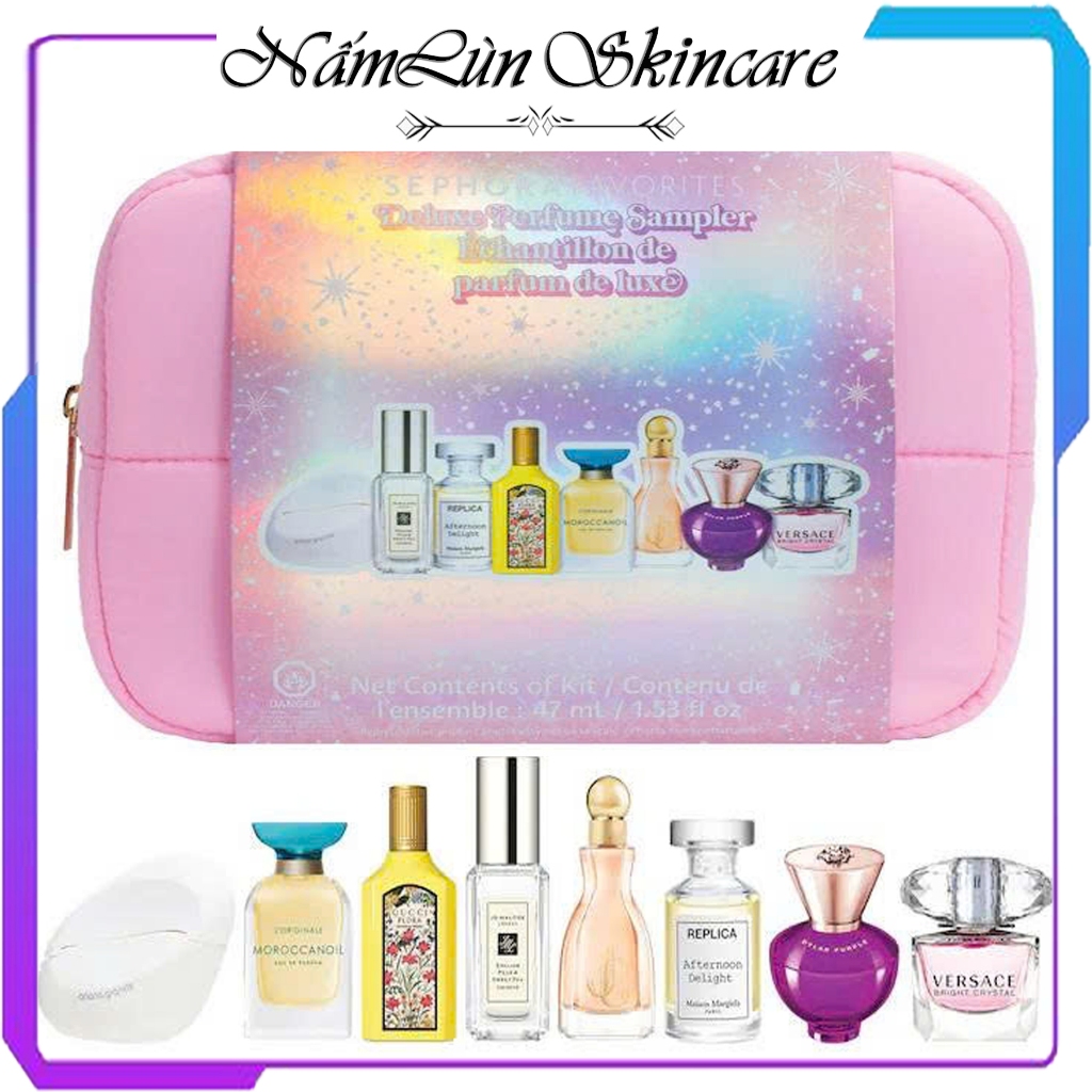 Set Quà Tặng Nước Hoa Sephora Favorites Deluxe Perfume Sampler Mini 8 Món Chính Hãng Sephora