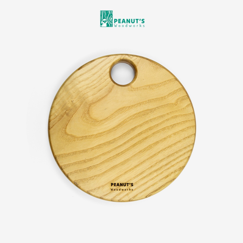 Khay gỗ tròn - "Bánh dày" từ Peanut’s Woodworks