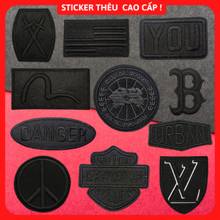  Sticker ủi áo cao cấp miếng dán quần áo Patch ủi miếng vá quần áo vá áo phao  BALO 