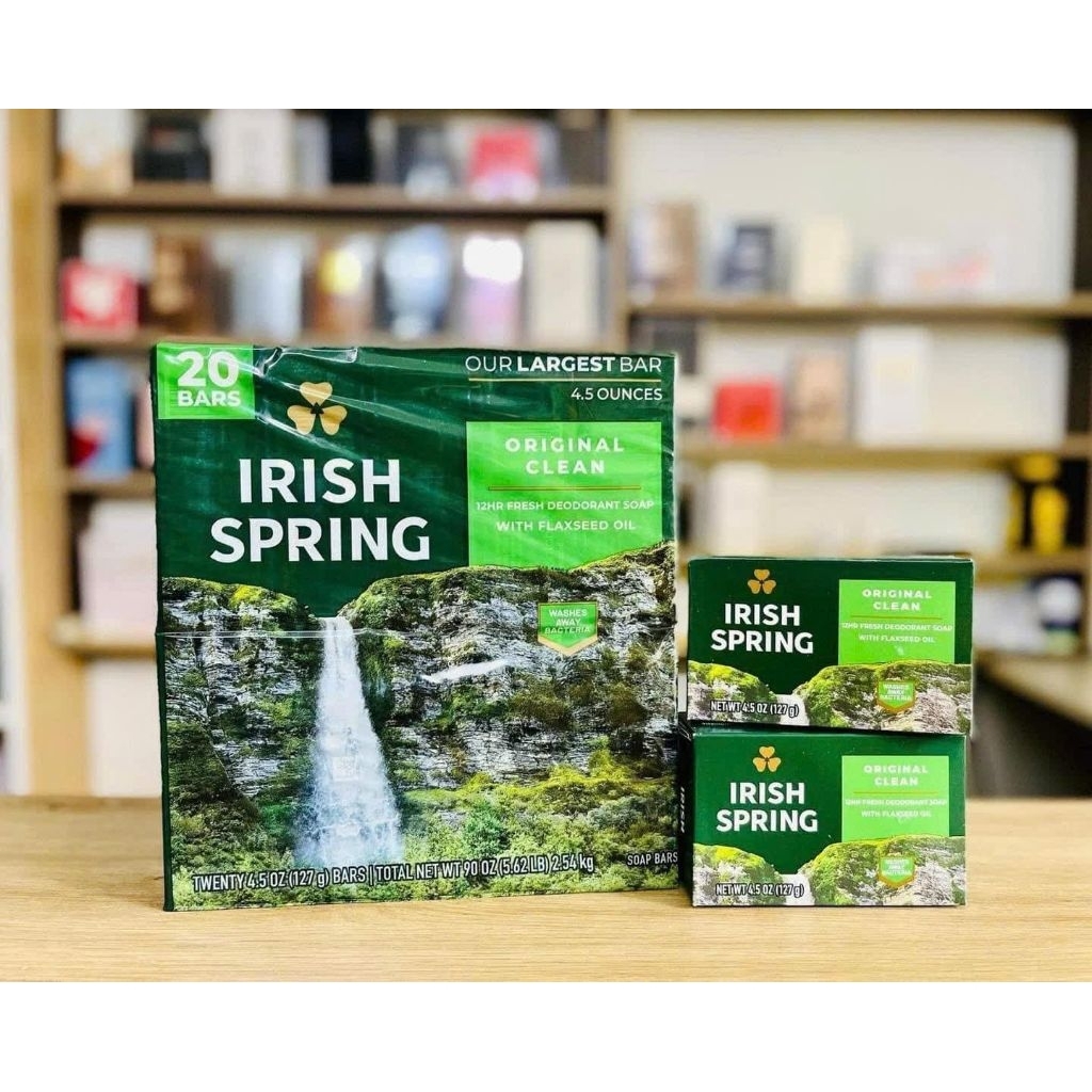 Xà bông Cục Irish Spring nhập Mỹ lốc 20 cục