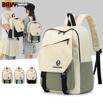 Balo đi học cho học sinh cấp 1 2 3, balo nữ Hàn Quốc thời trang BAVY FASHION đựng laptop 14 inch vải chống nước BL02CDE