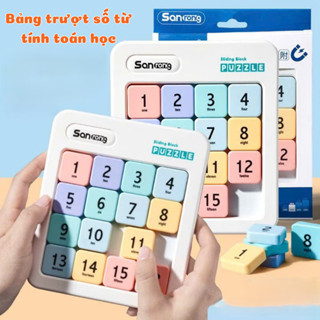 Đồ Chơi Bảng Trượt Số Sudoku Từ Tính Nhiều Cấp Độ, Phát Triển Tư Duy Logic, Trí Thông Minh Sáng Tạo Cho Bé