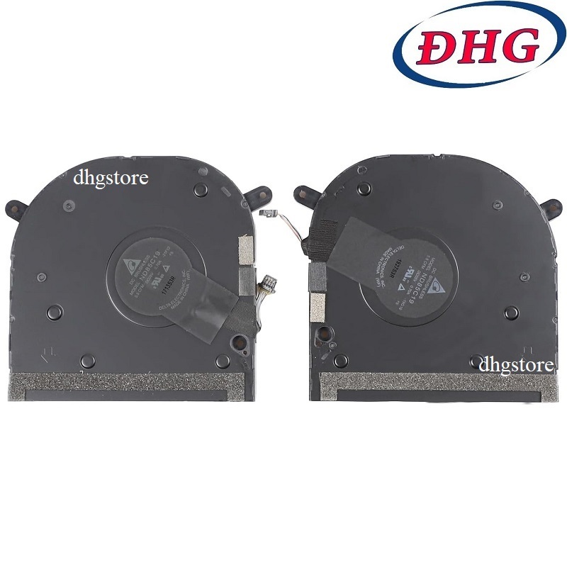 Fan quạt tản nhiệt CPU-GPU laptop Dell XPS 17 9700 9710 9720, Precision 5750 5760 5770 M5750 M5760 M