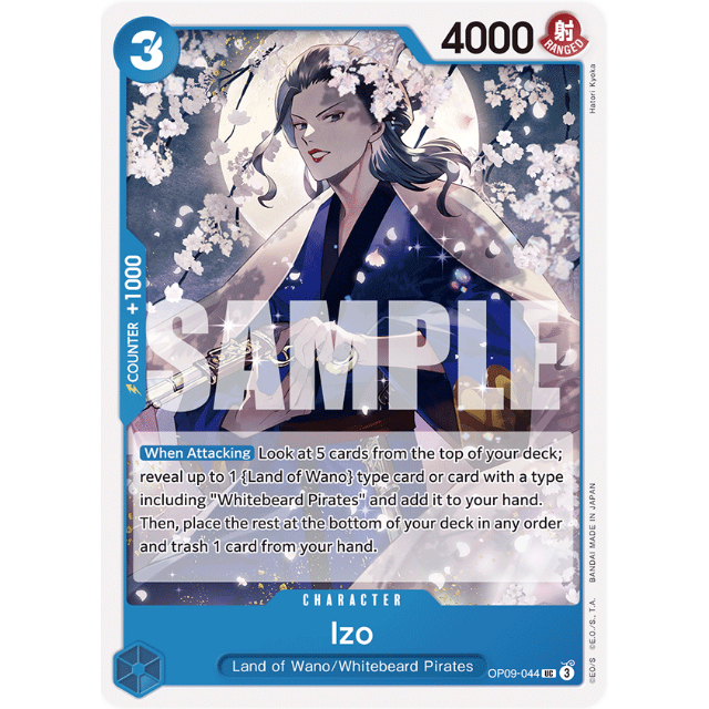 [Thẻ bài OnePiece] OP09-044 | UC | CHARACTER Izo