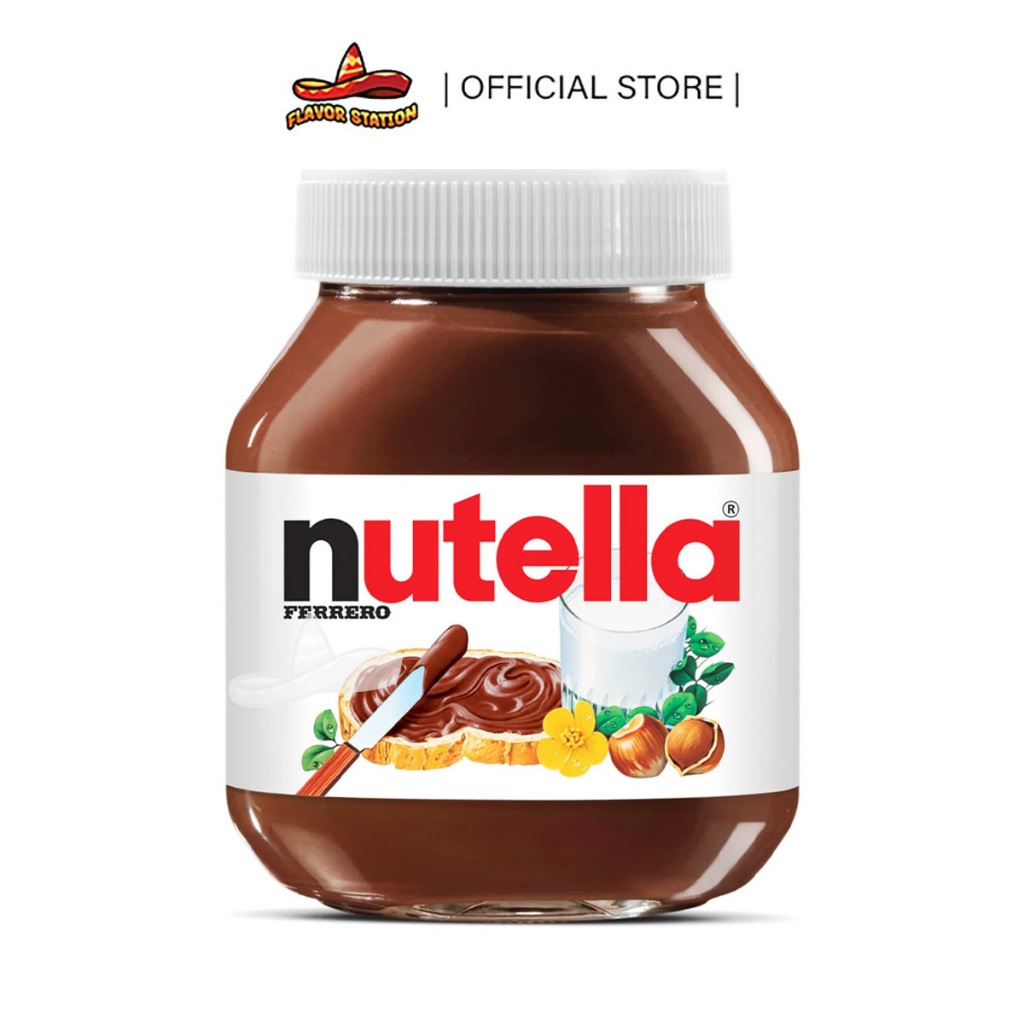 [Châu Âu] Mứt Phết Bơ Hạt Phỉ & Cacao Nutella Chocolate Hazelnut Spread, Hũ Thủy Tinh