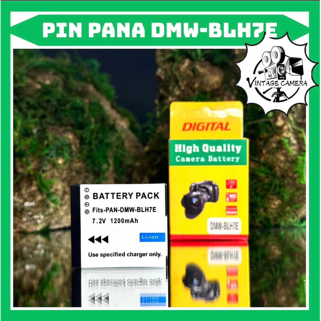 Pin Panasonic DMW-BLH7, BLH7E ( pin thay thế dung lượng cao ) DMC-GM1, GM1, DMC-GM5, DMC-GF7, DMC-GF
