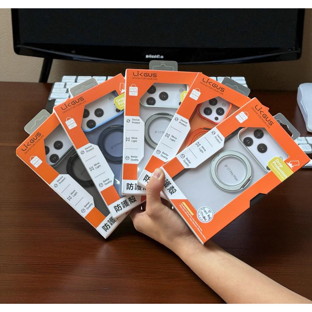 Ốp lưng iPhone 17 pro Likgus Stand