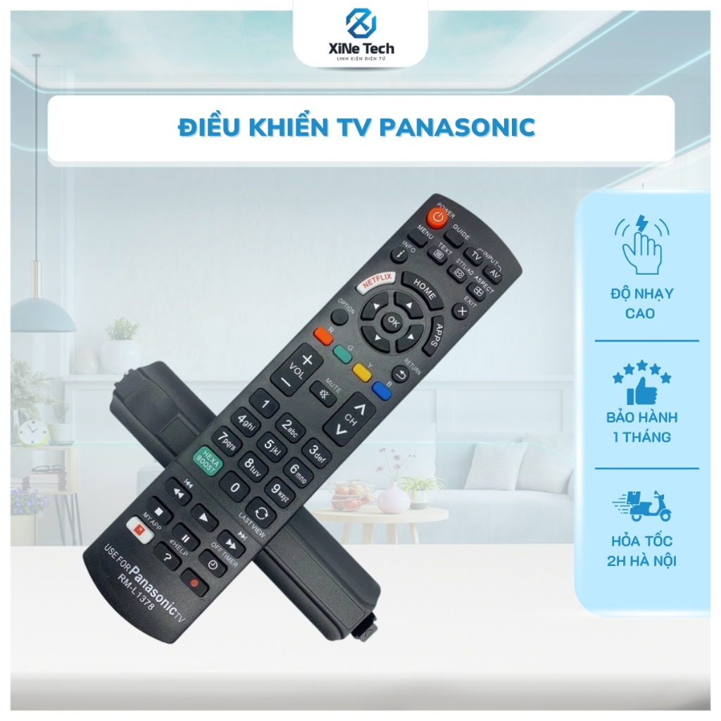 [HOẢ TỐC] Điều khiển TV PANASONIC (SMART REMOTE TV PANASONIC L1378)