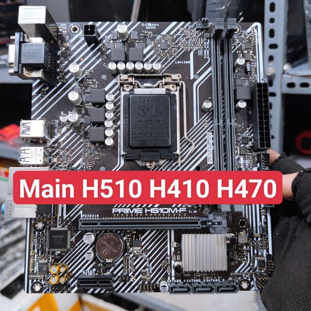 Main H410 H510 H470 Asus MSI Giga. Socket LGA 1200