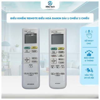 ĐIỀU KHIỂN/ REMOTE ĐIỀU HOÀ DAIKIN DÀI 1 CHIỀU/ 2 CHIỀU