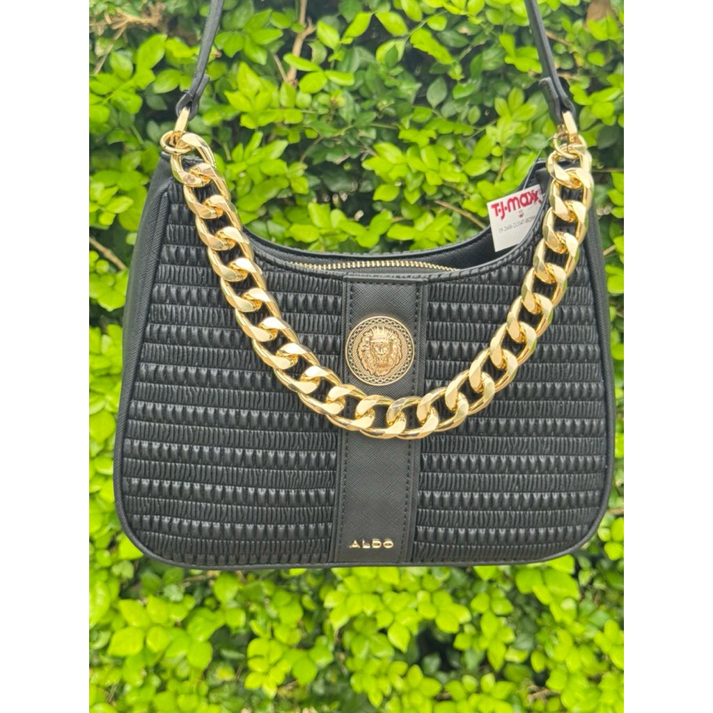 TÚI XÁCH KẸP NÁCH CỦA NỮ HIỆU ALDO MÀU ĐEN SANG TRỌNG QUÝ PHÁI - HÀNG CHÍNH HÃNG