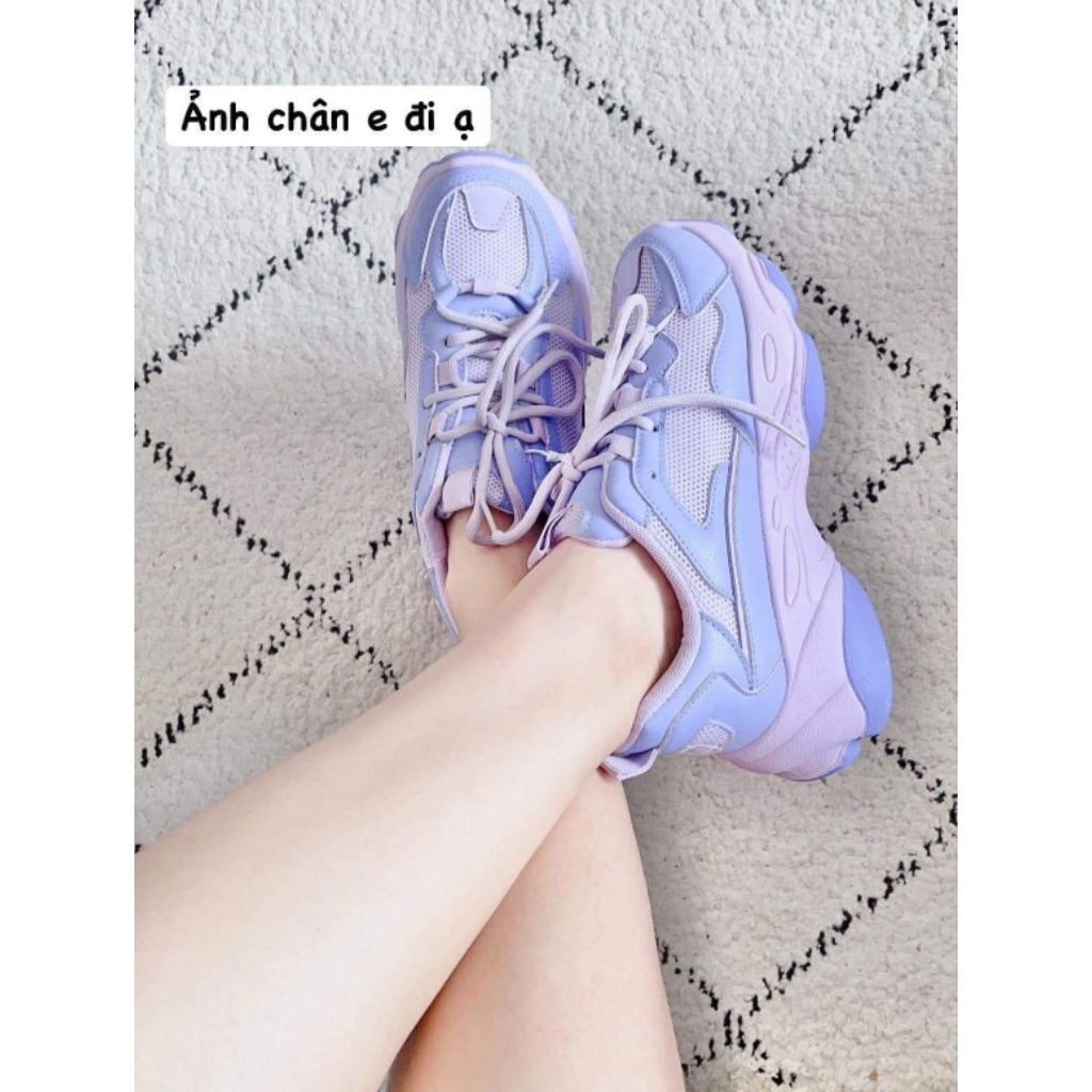 Giầy sneaker Sinsay size 36 auth màu tím