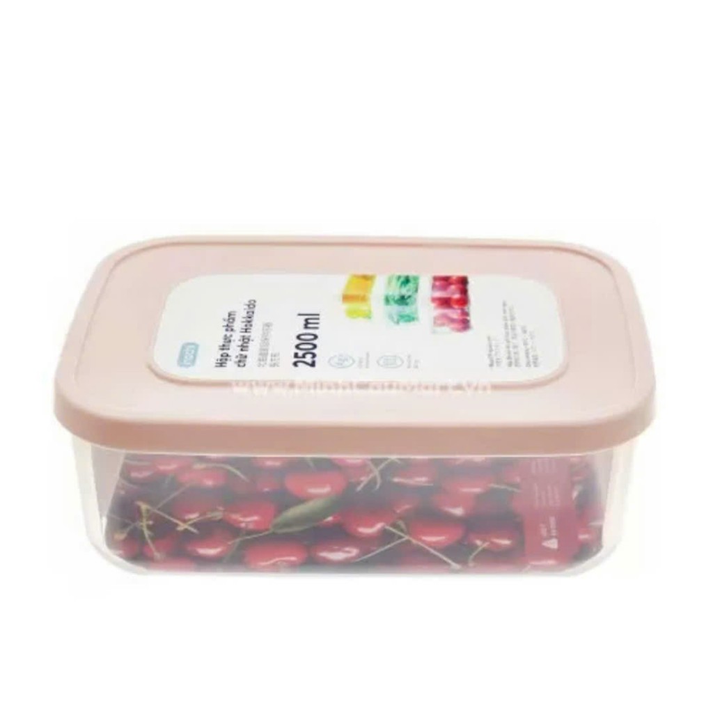𝐏𝐇𝐋 𝐌𝐀𝐑𝐓 - Hộp thực phẩm chữ nhật Hokkaido 2500ml