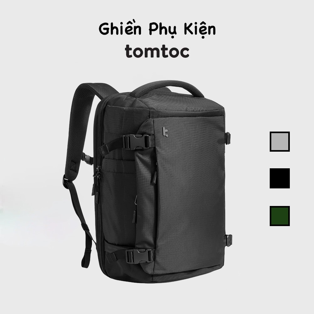 Balo Tomtoc USA T66  28L/40L Liteway Travel Backpack 16/17inch – Hàng Chính Hãng